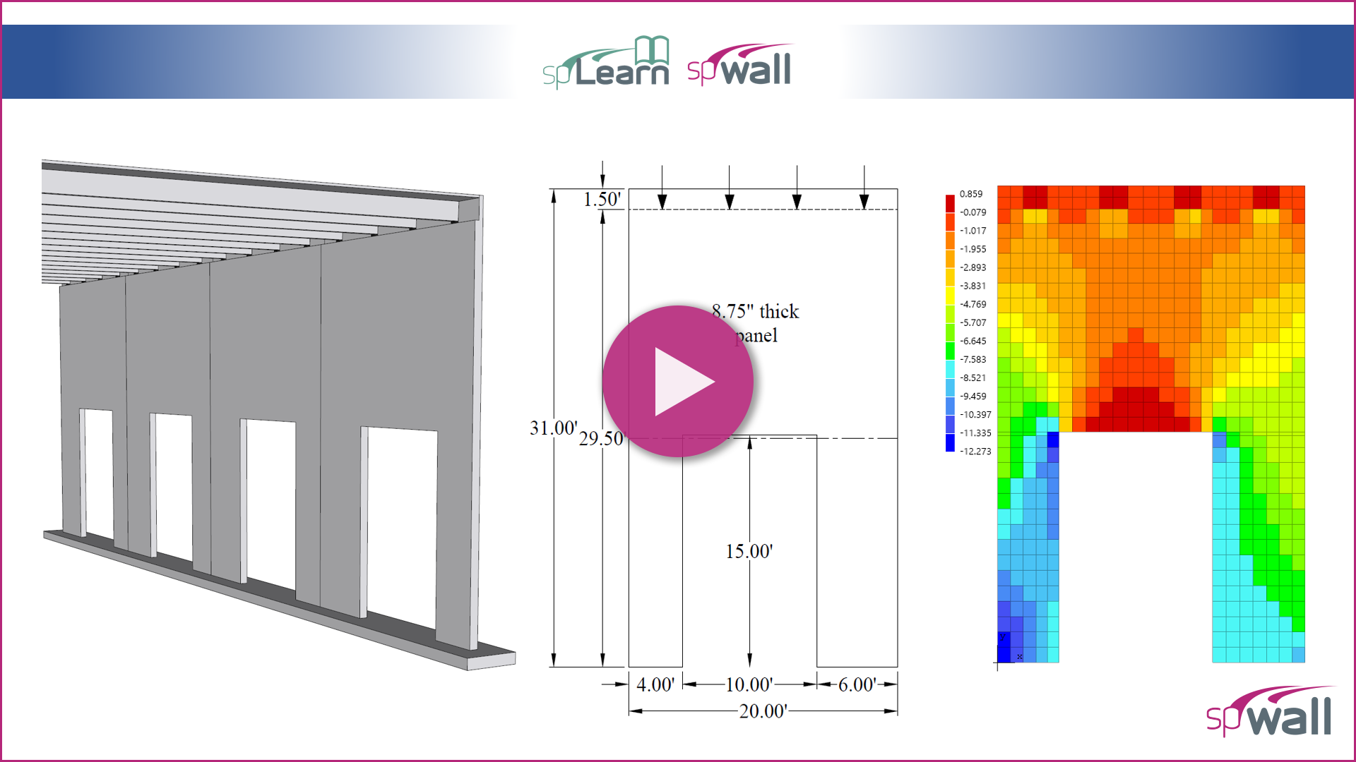 How to Analyze and Design a Reinforced Concrete Tilt Up Wall with Opening